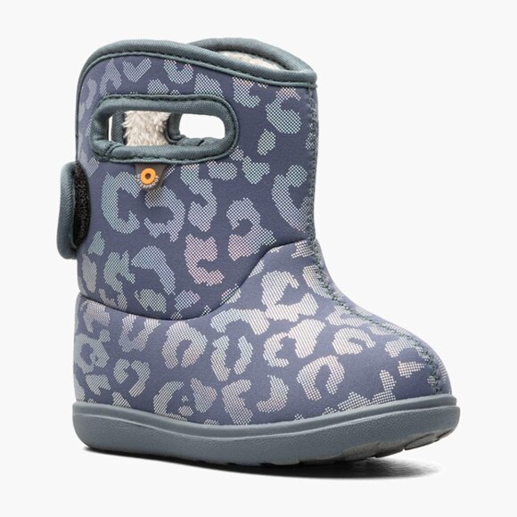 New BOGS II Metallic Leopard Waterproof Rain Boots Size 8 Toddler Kids Baby - Picture 2 of 16